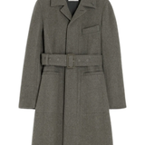 Grey coat,front view