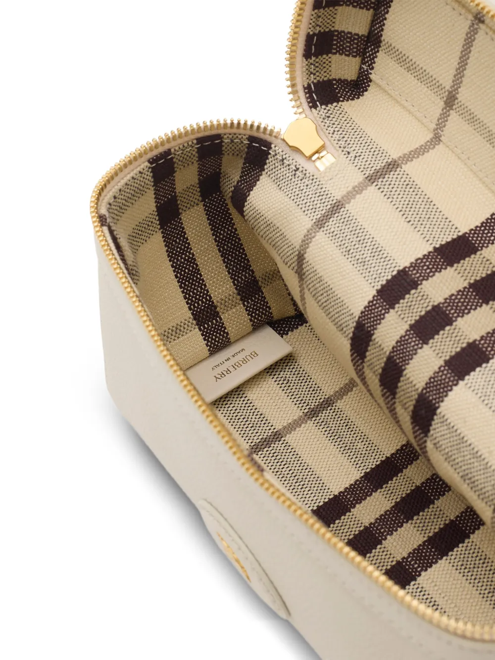 Close up of Tan bag, showing detail