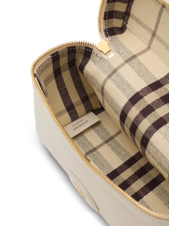 Close up of Tan bag, showing detail