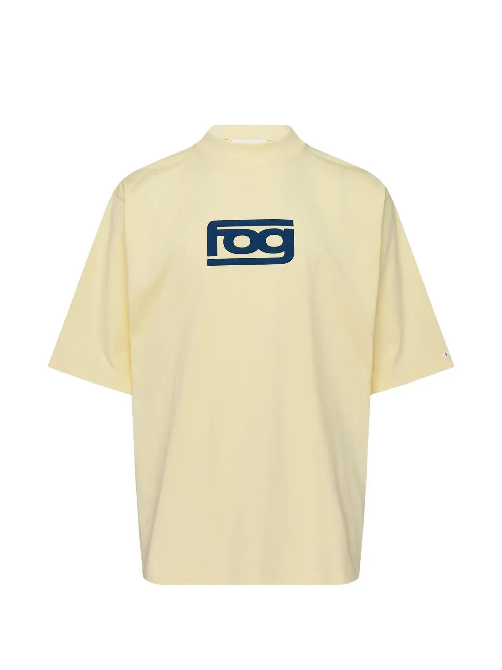Yellow t-shirt, back view