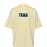 Yellow t-shirt, back view