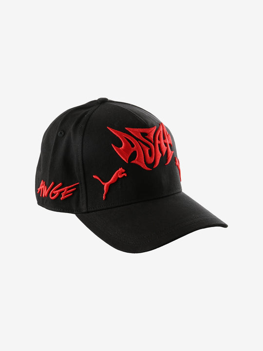 Black hat, side view