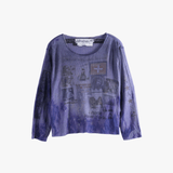Purple top ,front view