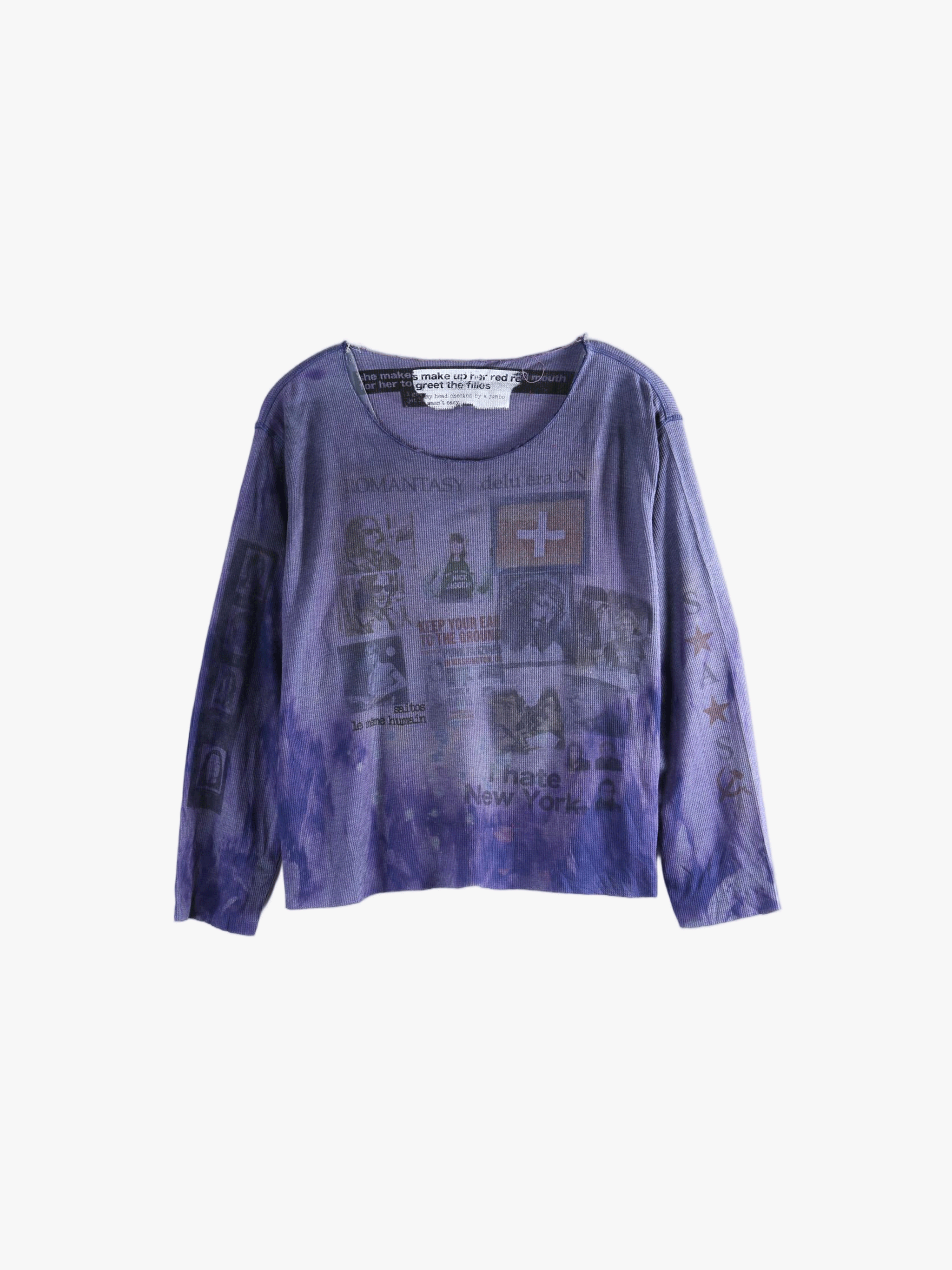 Purple top ,front view
