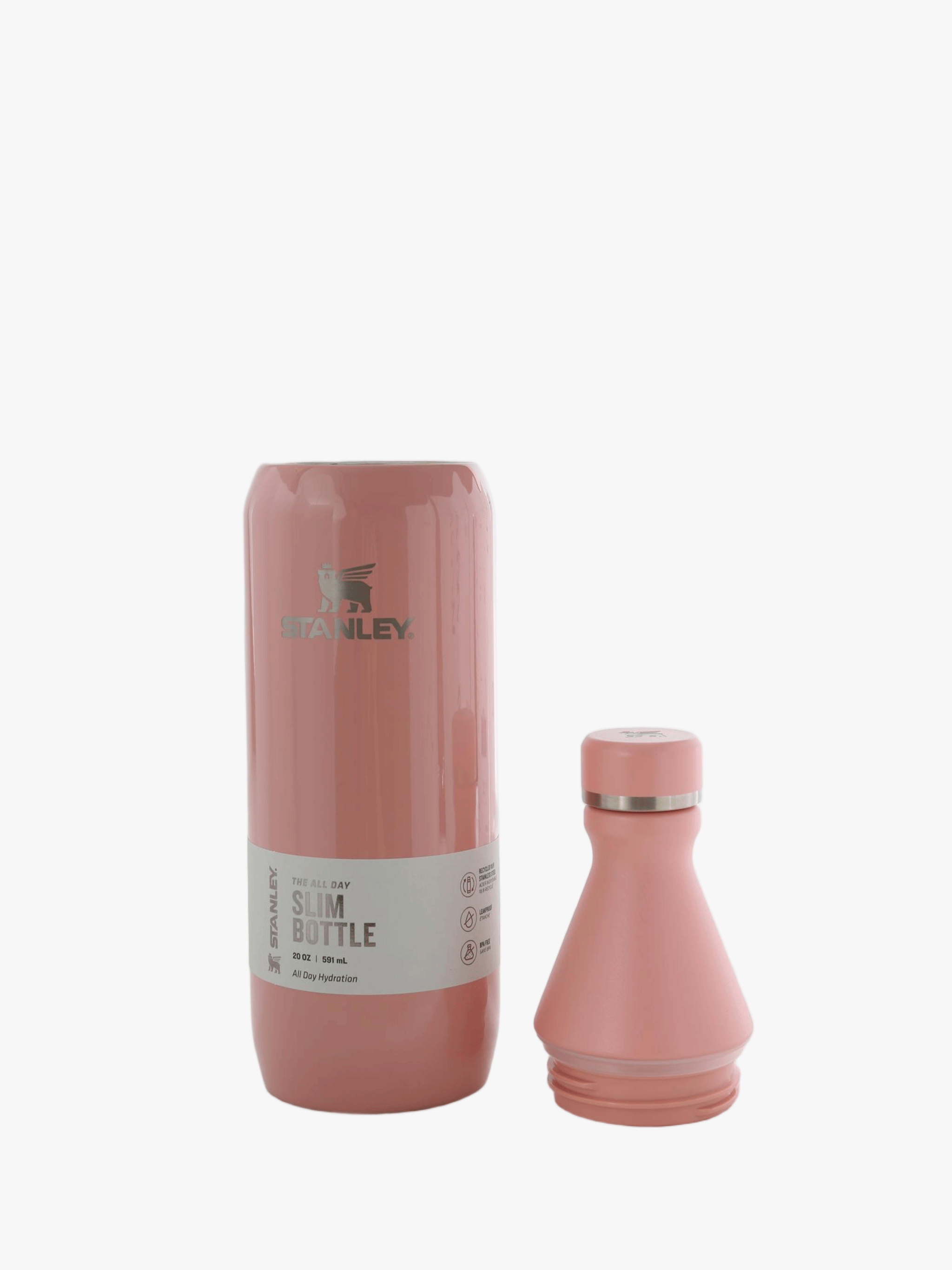 Pink product, front view