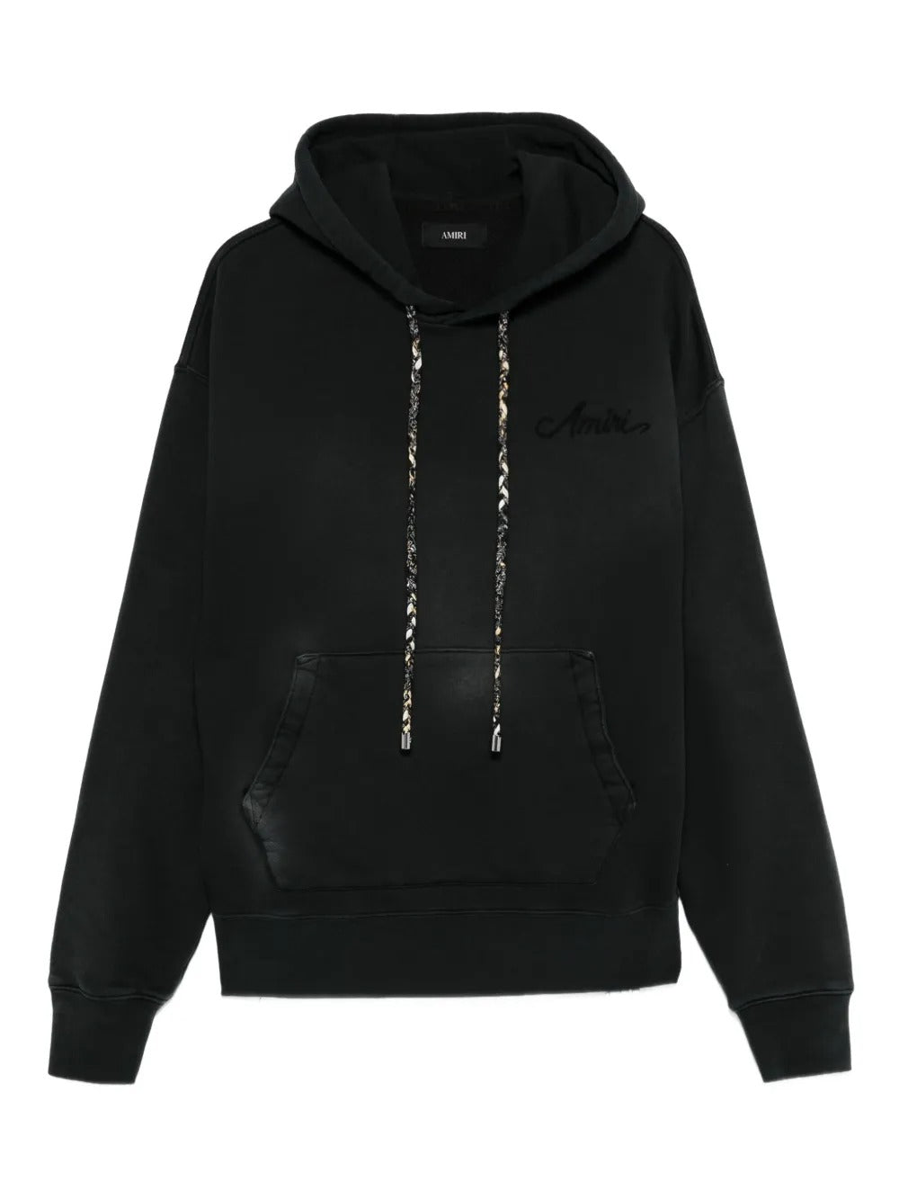 Black hoodie, front view