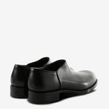 Black boot,back view