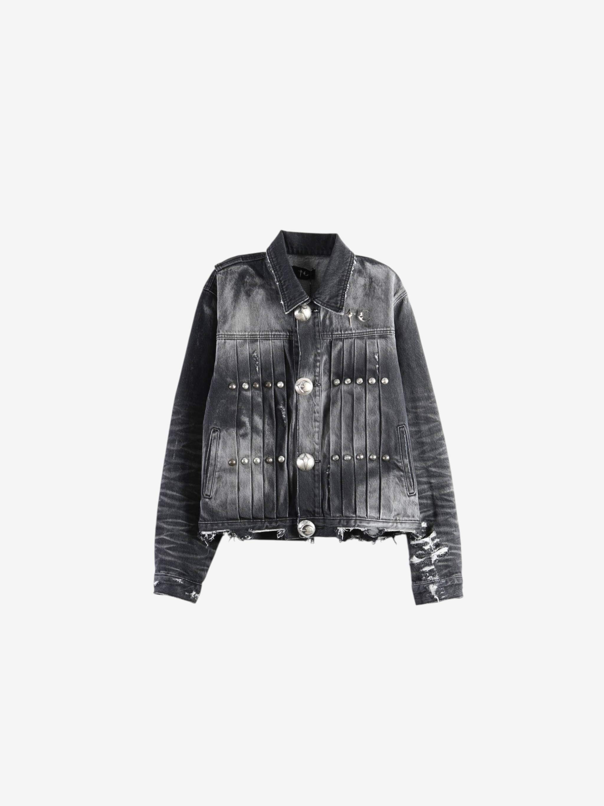 Black jacket, front view
