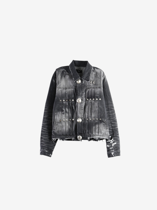 Black jacket, front view