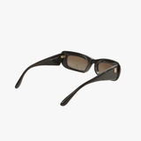 Brown sunglasses, back view