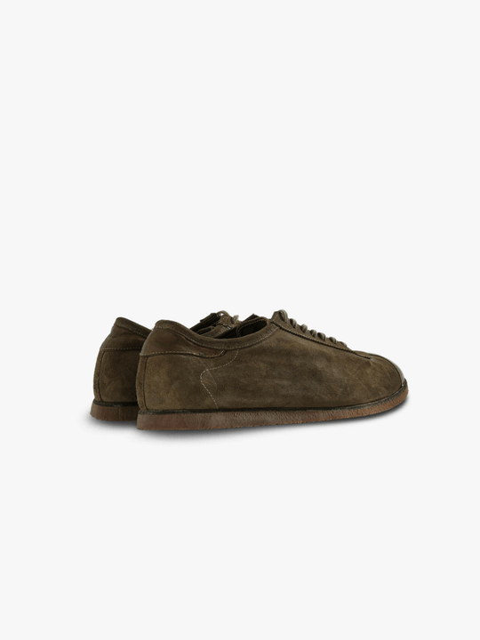 Brown shoes, side view