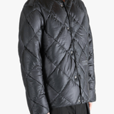 Black jackets-coats worn by a person, showing the fit