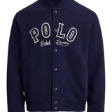 Navy jacket, front view