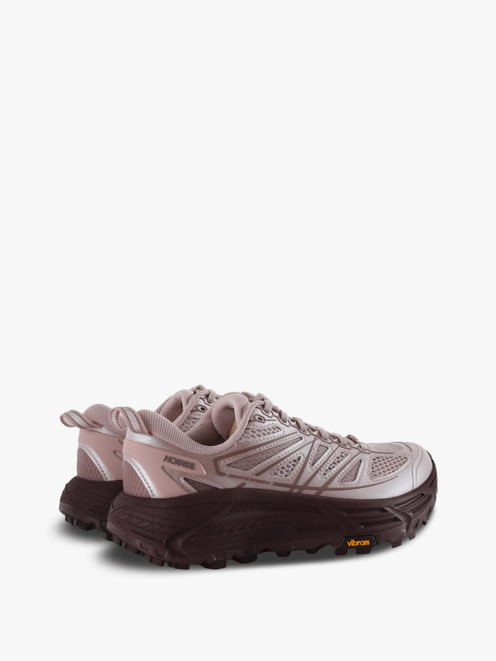 Pink shoes, side view