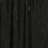 Close up of Black pants, showing texture of the 62% acetate/ 38% viscose fabric