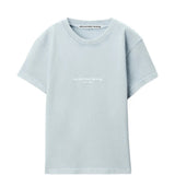Blue t-shirt, front view