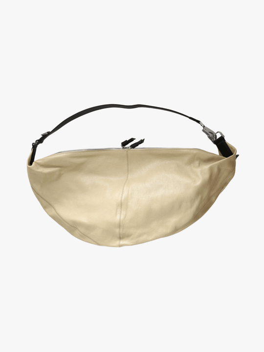 Tan bag, front view