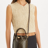 TORY BURCH - Women T Monogram Coated Canvas Mini Bucket Bag