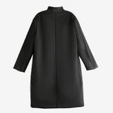 Black coat,back view
