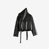 Black jacket, front view