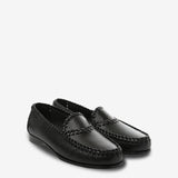 Black loafer, side view