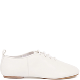 white flats, front view