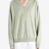 Green hoodie, full body view