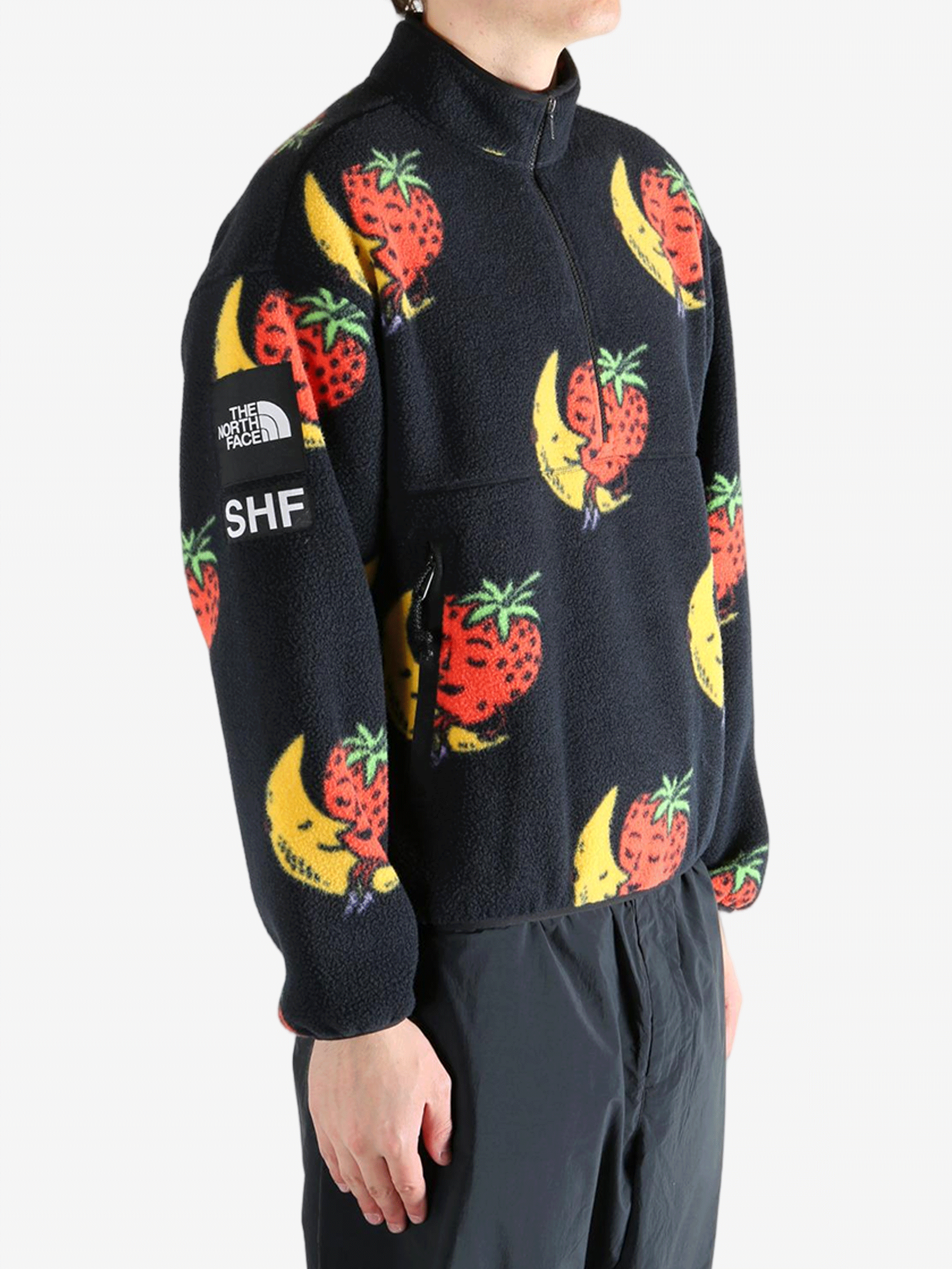 Black jacket, side view