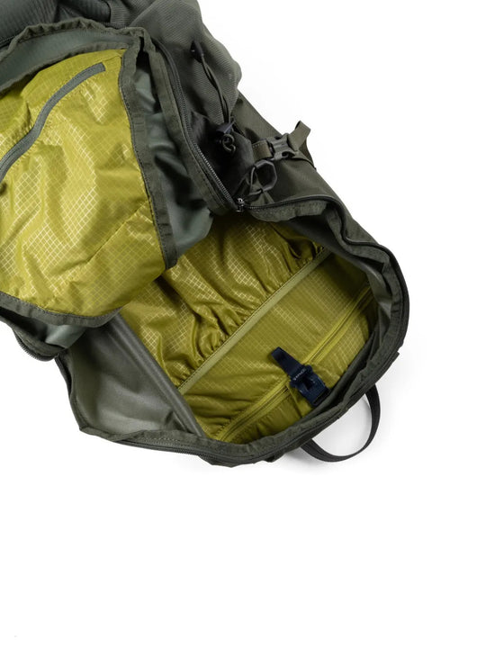 Green bag, front view