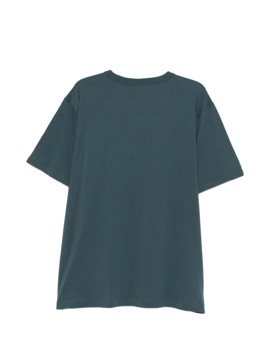 green t-shirts,back view