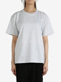 T BY ALEXANDER WANG - Women Essential SS Tee W/ Puff Logo & Bound Neck