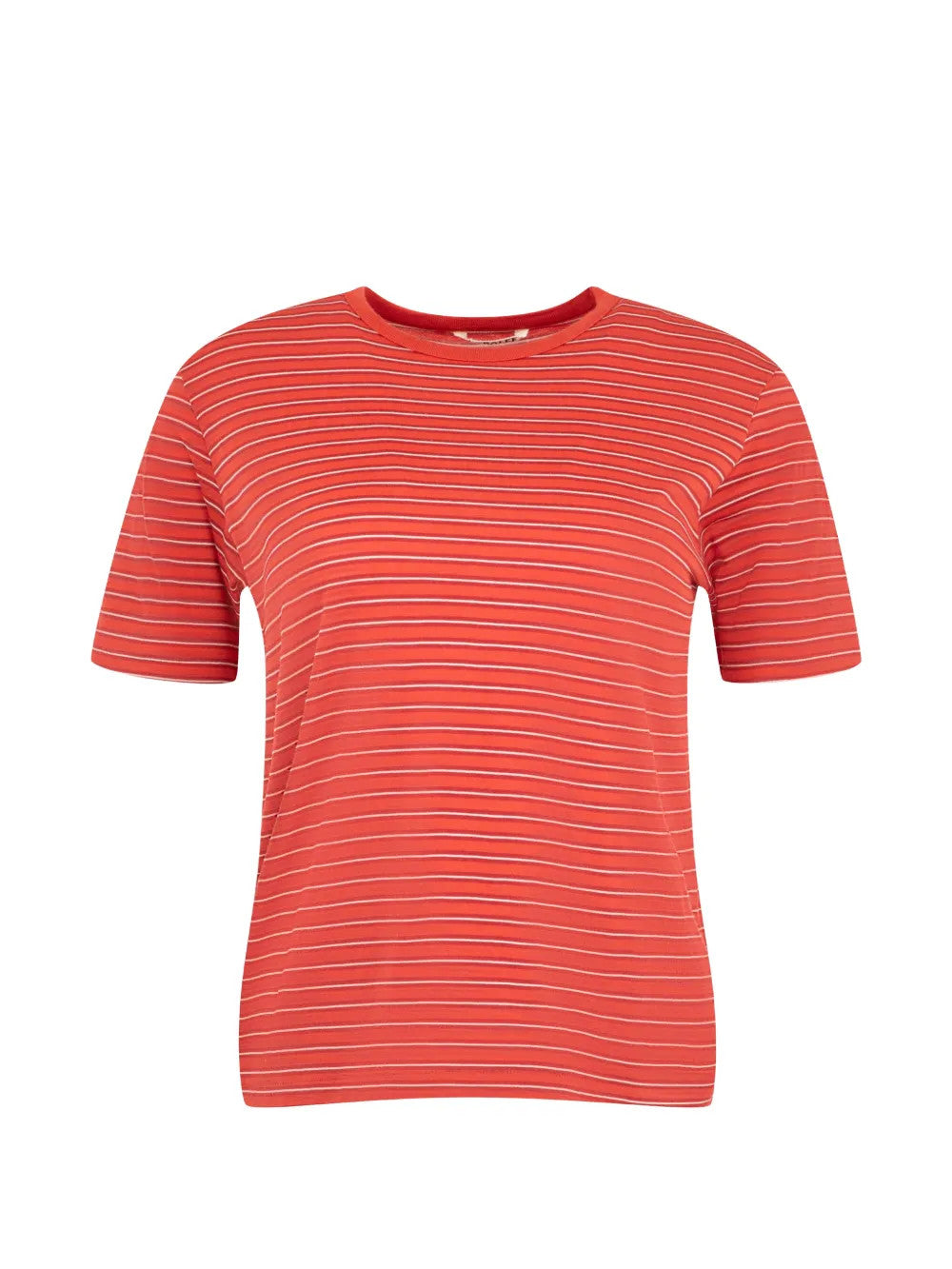 Red t-shirt, front view