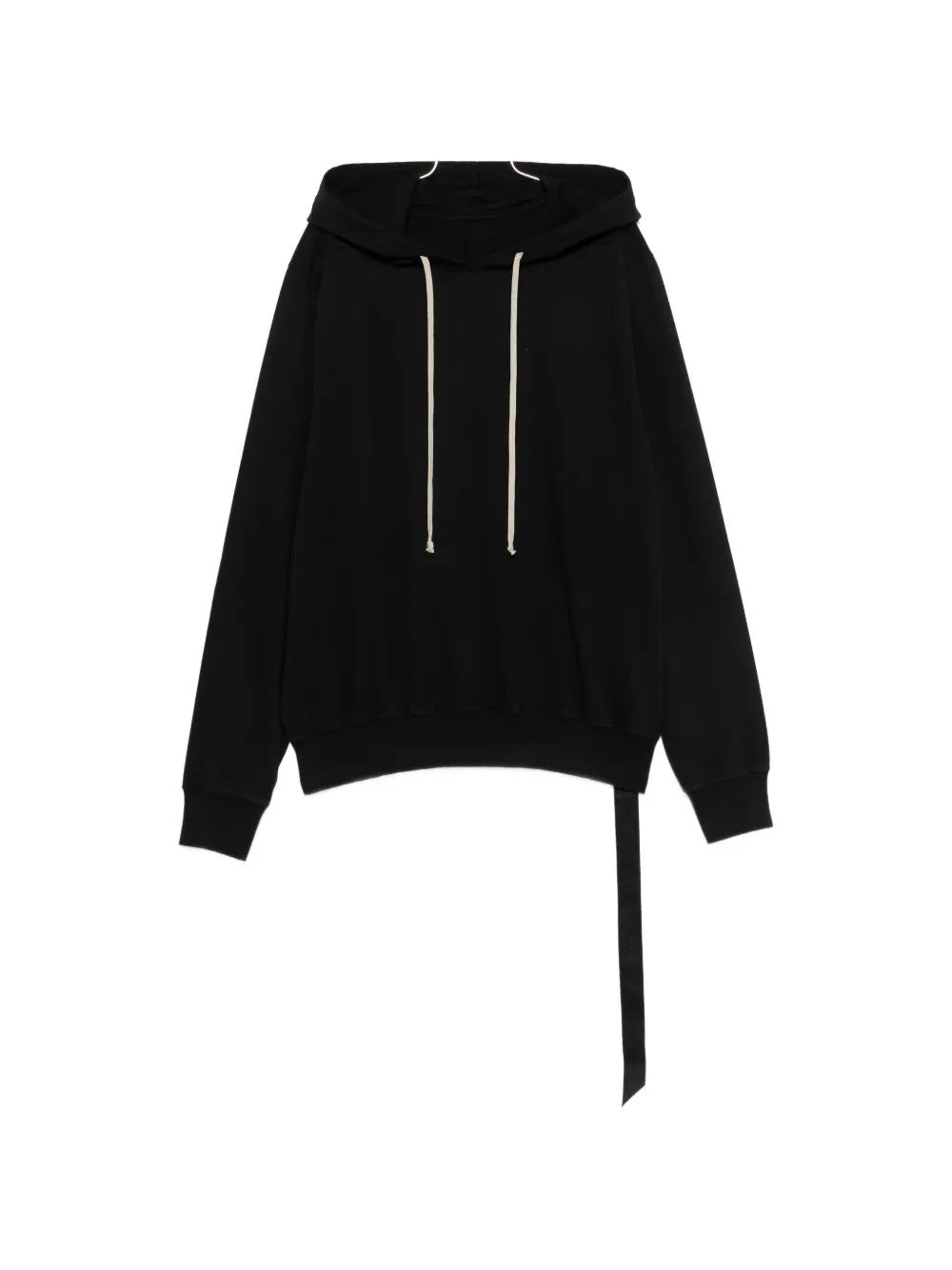 Black hoodie, front view