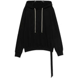 Black hoodie, front view