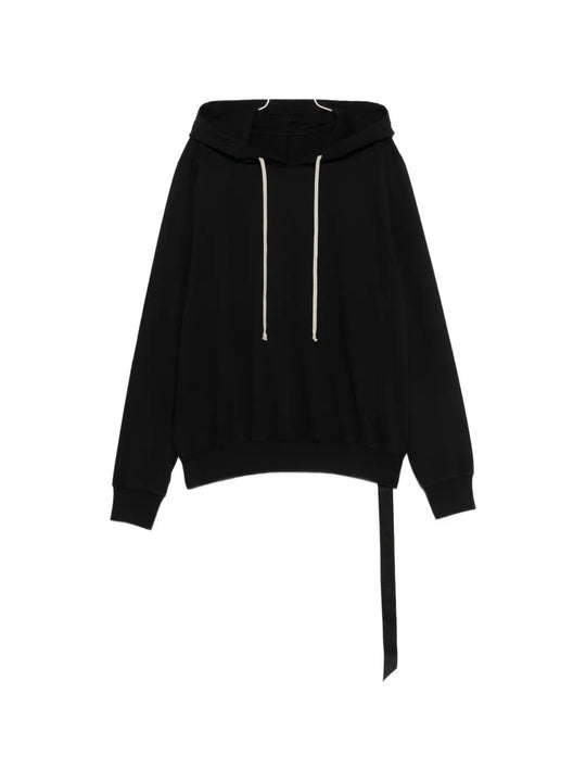 Black hoodie, front view