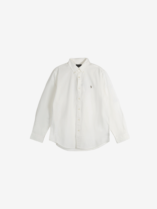 White shirts, front view