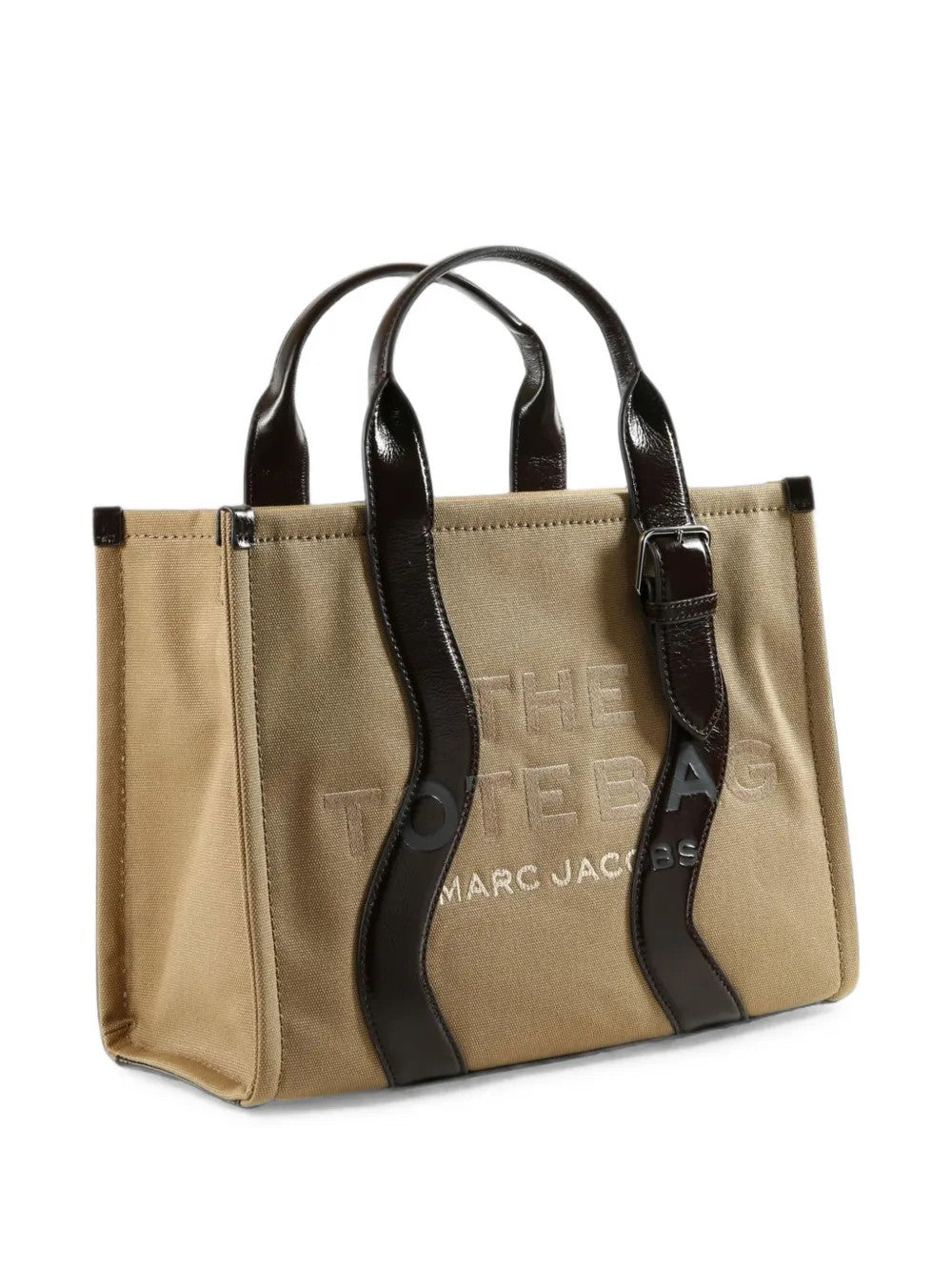 Tan bag, front view