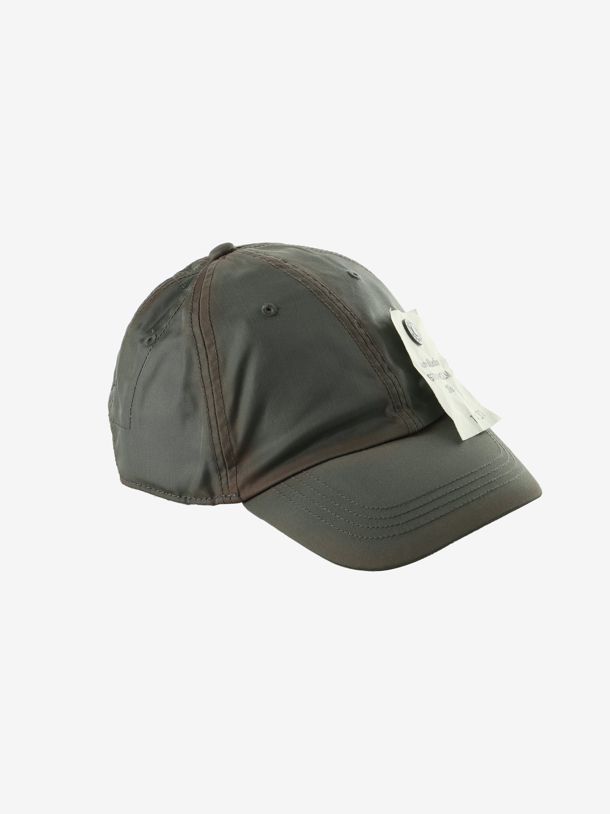 grey hat, side view