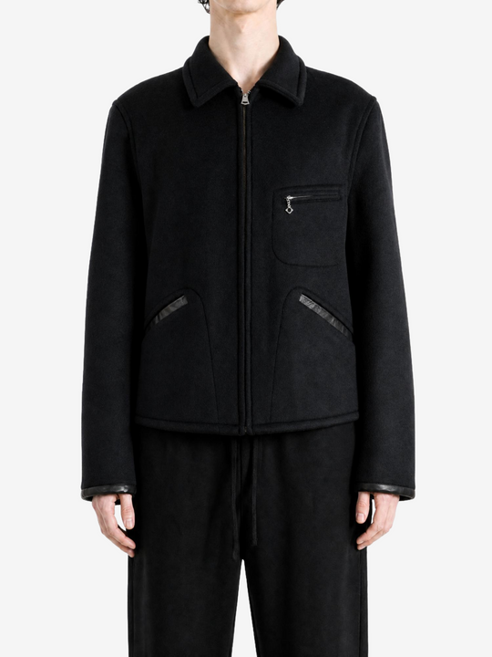 Black jacket, full body view