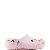 Pink shoes, front view