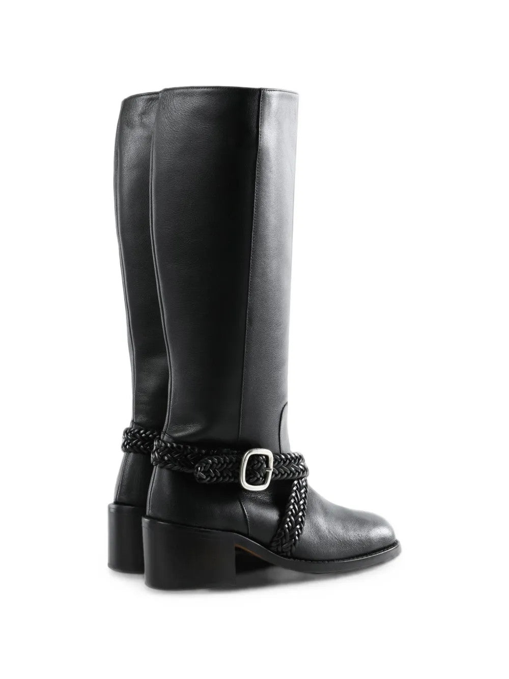 Black boots, side view
