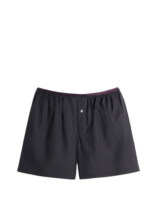 Black short, front view