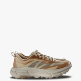 Tan shoes, side view