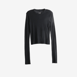 Black t-shirt, front view