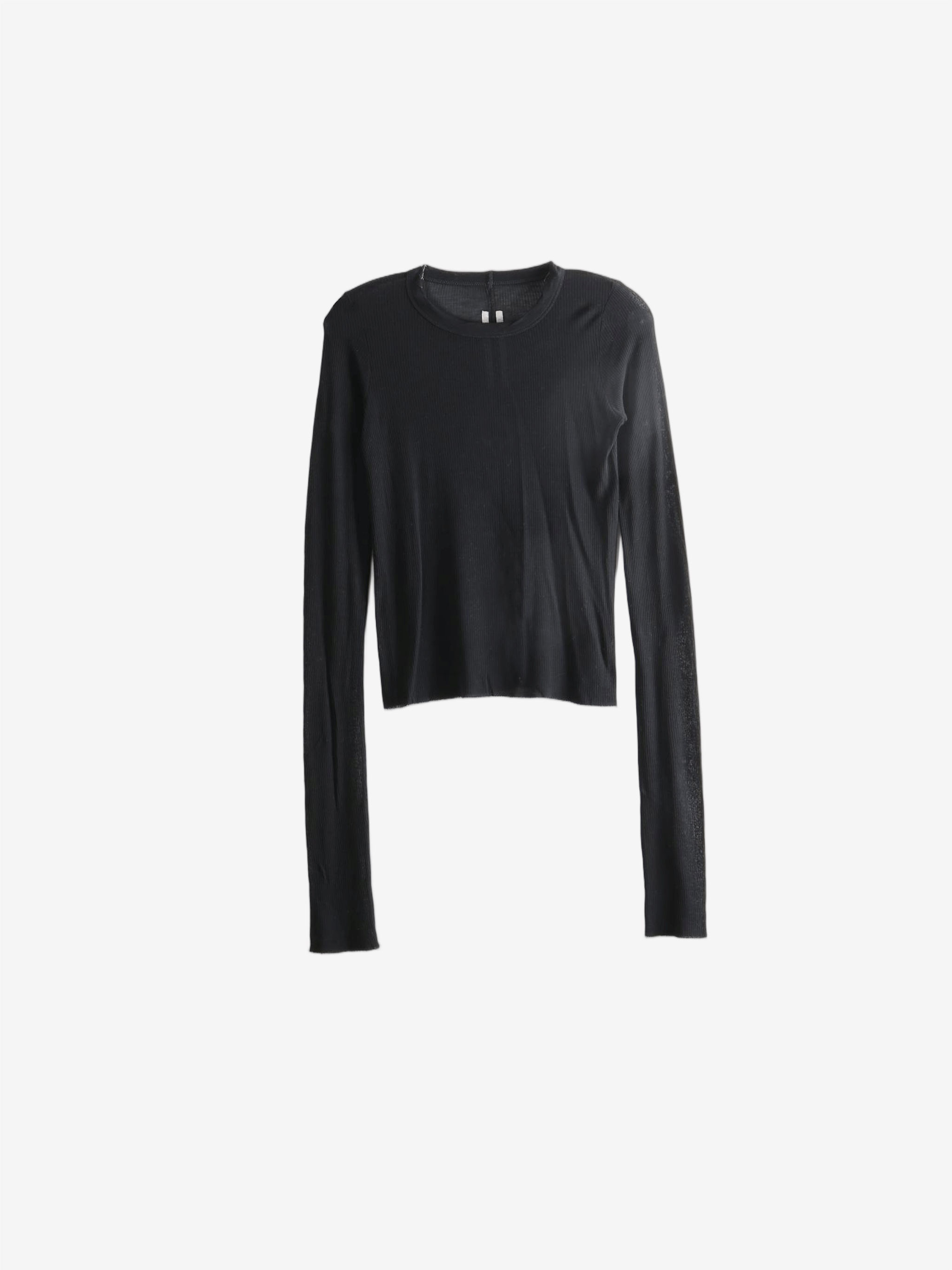 Black t-shirt, front view