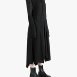 Black dress, full body view