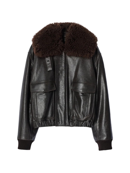 Black jacket, front view
