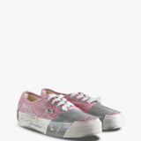 Pink shoes, front view