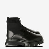 Black boots, front view