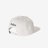 White cap , back view